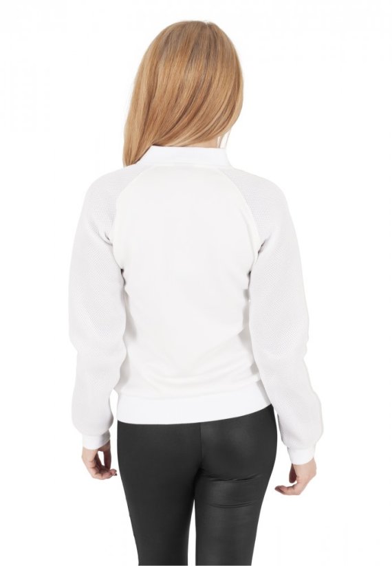 Ladies Scuba Raglan Mesh Jacket - offwhite