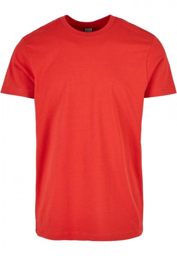 Červené pánské tričko Urban Classics Basic