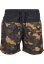 Pánské koupací kraťasy Urban Classics Block Swim Shorts - blk/woodcamo