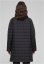 Čierny dámsky kabát Urban Classics Quilted - Veľkosť: L