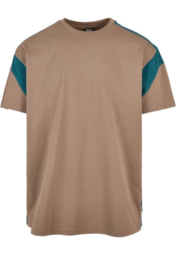 Active Tee - darkkhaki/teal