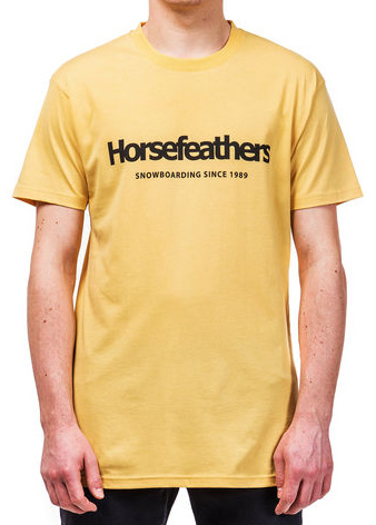 Tričko Horsefeathers Quarter buff yellow