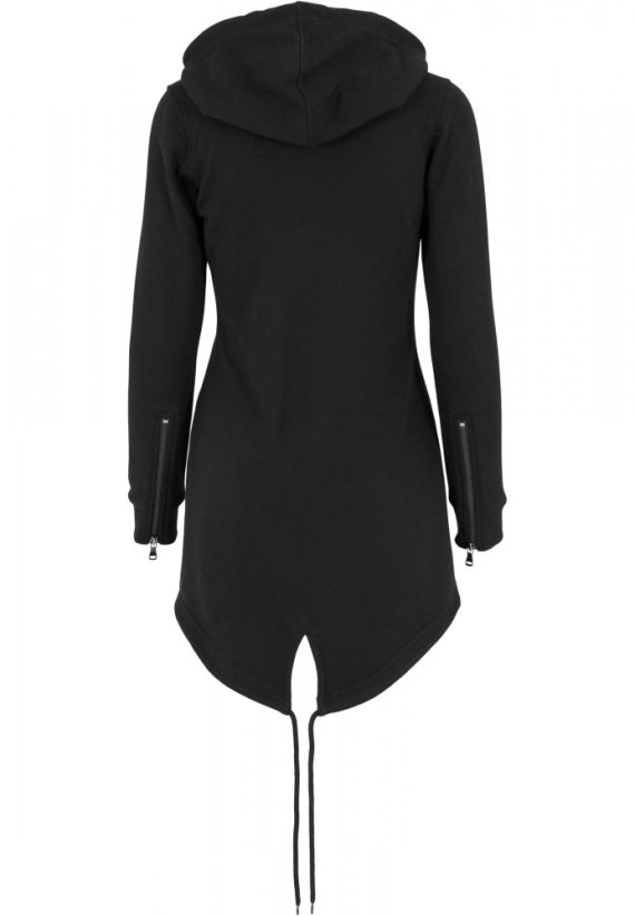 Černá dámská mikina Urban Classics Ladies Sweat Parka
