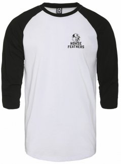 T-Shirt Horsefeathers Varsity Raglan LS white