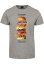 A Burger Tee - heather grey