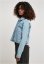 Svetlomodrá dámska džínsová bunda Urban Classics Ladies Organic Denim Jacket