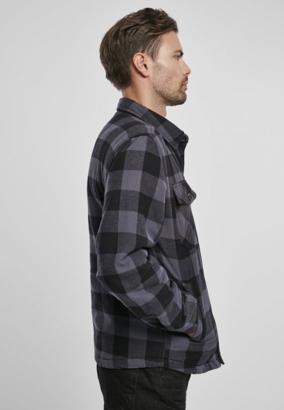 Košile Lumberjacket - black/grey