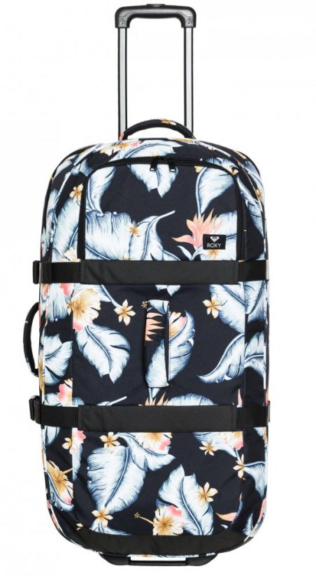 Kufr Roxy Long Haul anthracite tropical love 105l