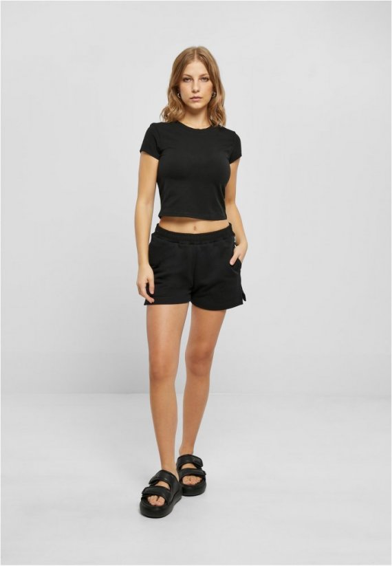 Ladies Organic Terry Shorts - black