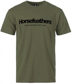 Pánske tričko Horsefeathers Quarter - zelené