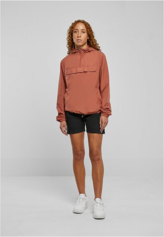 Dámská jarní/podzimní bunda Urban Classics Ladies Basic Pullover - hnědá