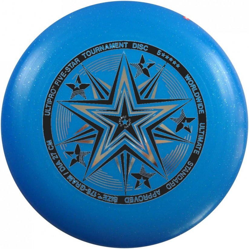 Frisbee UltiPro-FiveStar blueSparkle