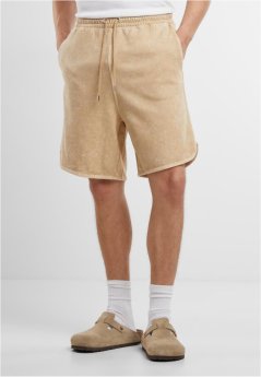 Washed Piped Shorts - unionbeige