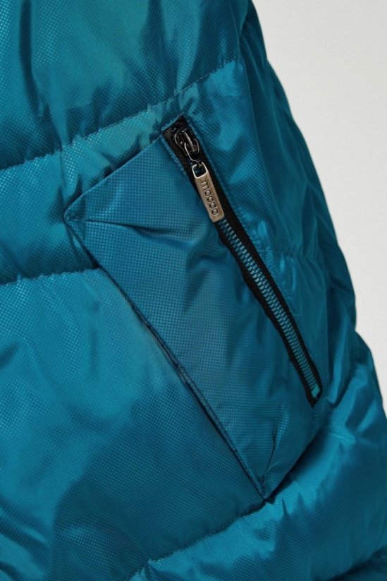 Kabát Moodo Z-KU-3306 teal green