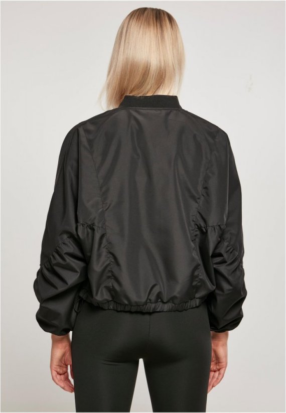 Dámská bomber bunda Urban Classics Recycled Batwing - černá
