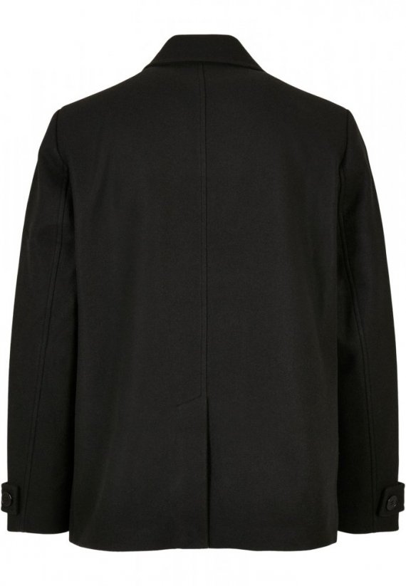 Černý pánský kabát Urban Classics Classic Pea Coat