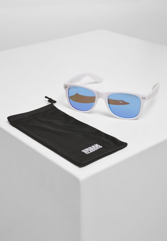 Okulary przeciwsłoneczne Urban Classics Likoma - biało-niebieskie