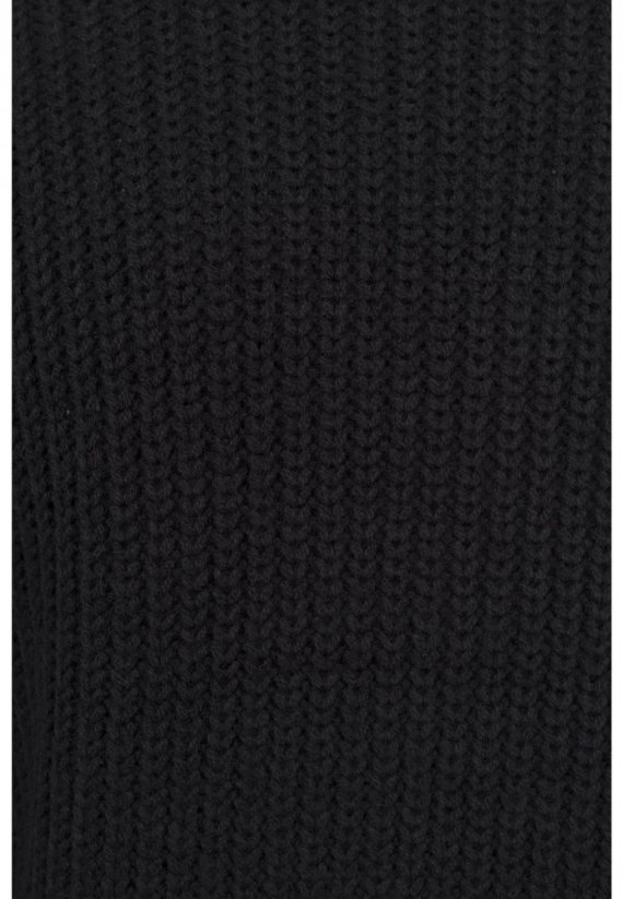Svetr Urban Classics Ladies HiLo Turtleneck Sweater - black