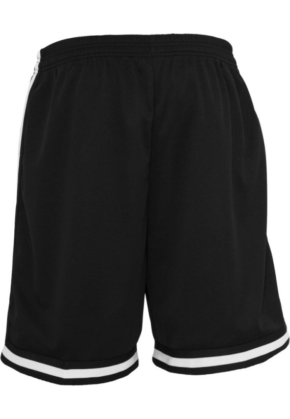 Stripes Mesh Shorts blkredwht XL - blkblkwht