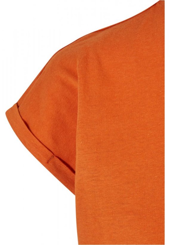 Ladies Turtle Extended Shoulder Dress - vintageorange