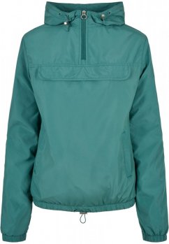 Dámska jarná/jesenná bunda Urban Classics Ladies Basic Pullover - zelená