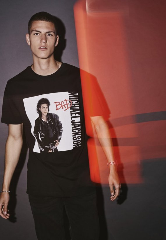 T-shirt Michael Jackson Bad Tee - black