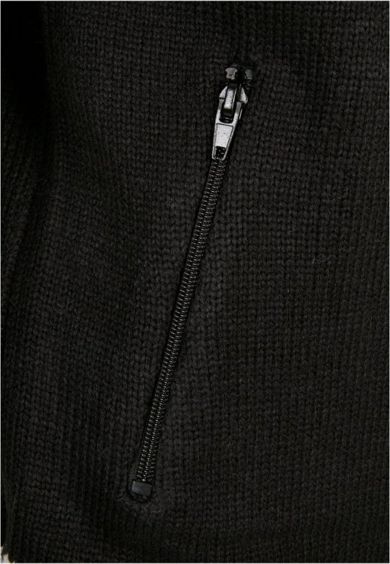 Pánsky sveter Brandit Cardigan Norweger - čierny