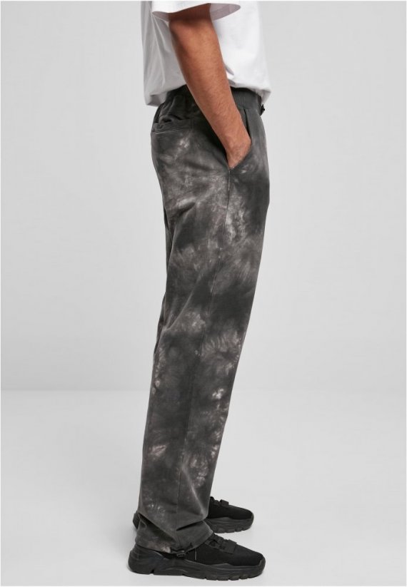 Pánske tepláky Urban Classics Tye Dyed Sweatpants - batikované čierne