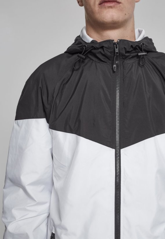 2-Tone Tech Windrunner - blk/wht