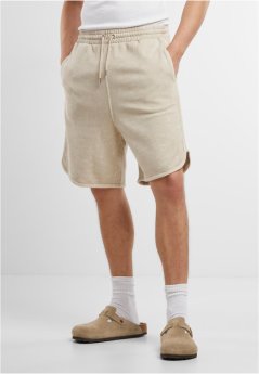 Washed Piped Shorts - cloud