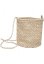 Mini Nature Bast Crossbody Bag - nature