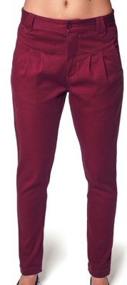 Kalhoty Horsefeathers Cookie ruby