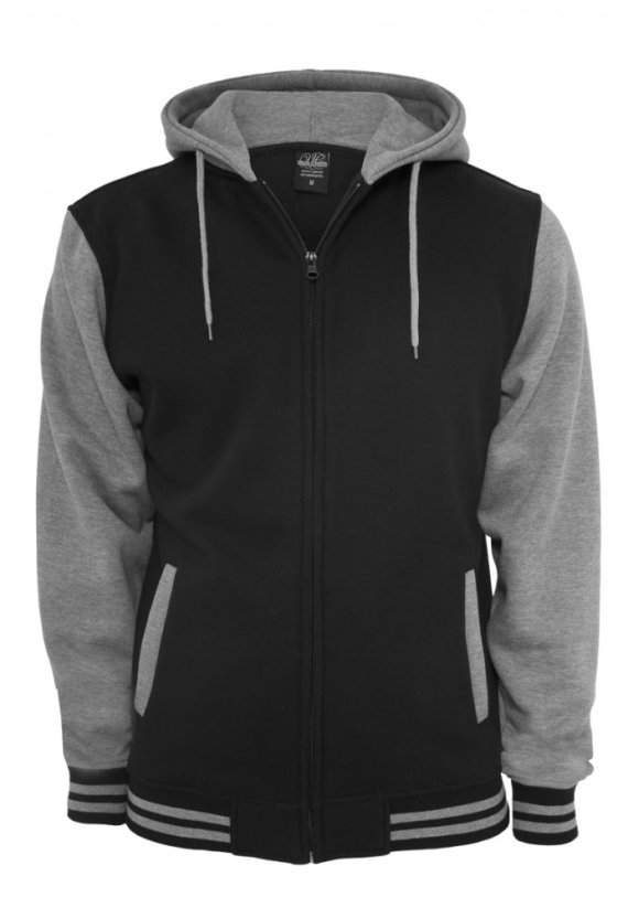 Černo/šedá pánská mikina Urban Classics 2-tone