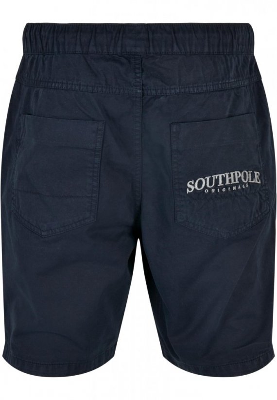 Southpole Twill Shorts - midnightnavy