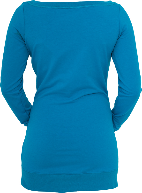 Bluza Urban Classics Ladies Long Crewneck - turquoise