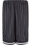 Striped Mesh Shorts black/white 5XL