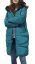 Kabát Moodo Z-KU-3306 teal green