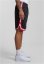 Stripes Mesh Shorts blkredwht XL - blkredwht