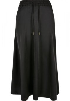 Spódnica Urban Classics Ladies Satin Midi Skirt - black