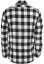 Čierno/biela pánska košeľa Urban Classics Checked Flanell Shirt
