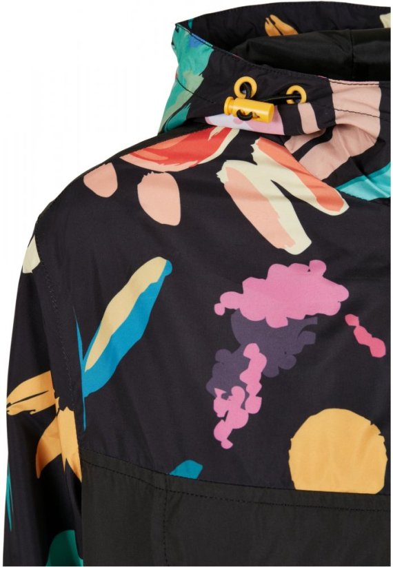 Dámská jarní, podzimní bunda Urban Classics Mixed Pull Over - blackfruity