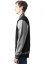 2-tone College Sweatjacket - blk/gry - Velikost: XS