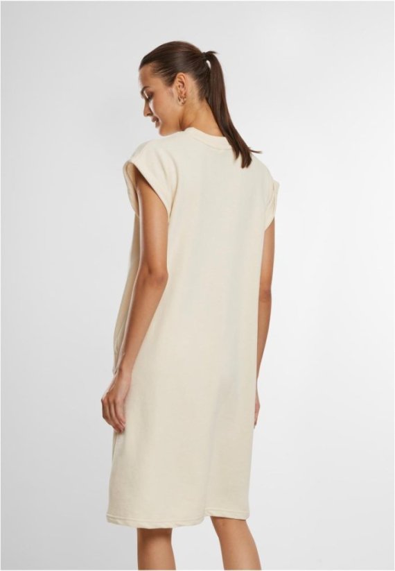 Ladies Light Terry Dress - whitesand