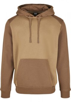 2-Tone Fake Raglan Hoody - midground/darkground
