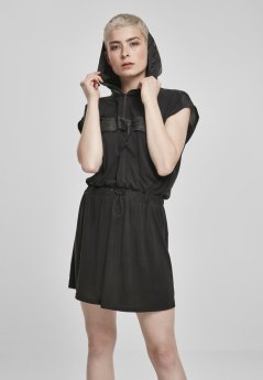Šaty Urban Classics Ladies Modal Hoody Dress