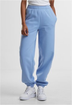Ladies Fluffy Sweatpants - powderblue