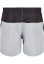 Pánské koupací kraťasy Urban Classics Block Swim Shorts - lightasphalt/black