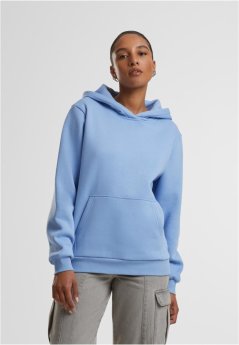 Ladies Fluffy Hoody - powderblue