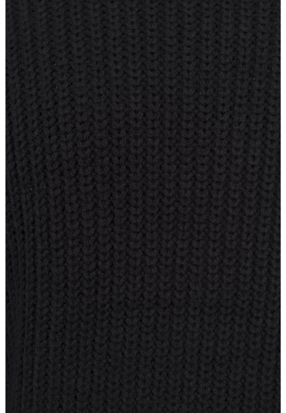 Urban Classics Ladies HiLo Turtleneck Sweater - black
