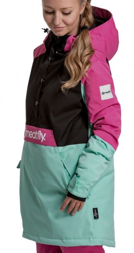 Zimná snowboardová dámska bunda Meatfly Aiko Premium green mint